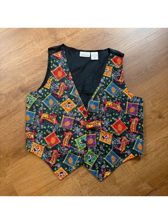 Basic Editions Sweaters - Halloween vest vintage 90s by basic edition size large